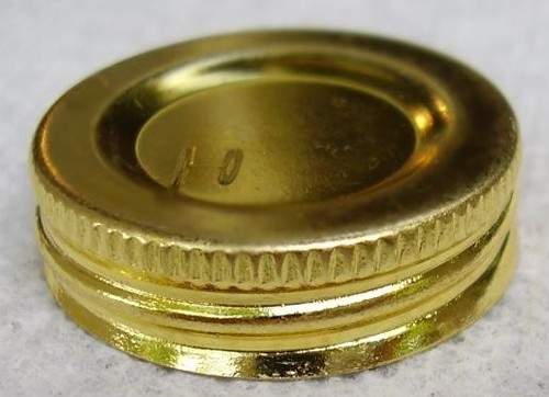 ALADDIN brand BRASS FILLER CAP  fits most alladin glass oil lamp N102B - Picture 1 of 3