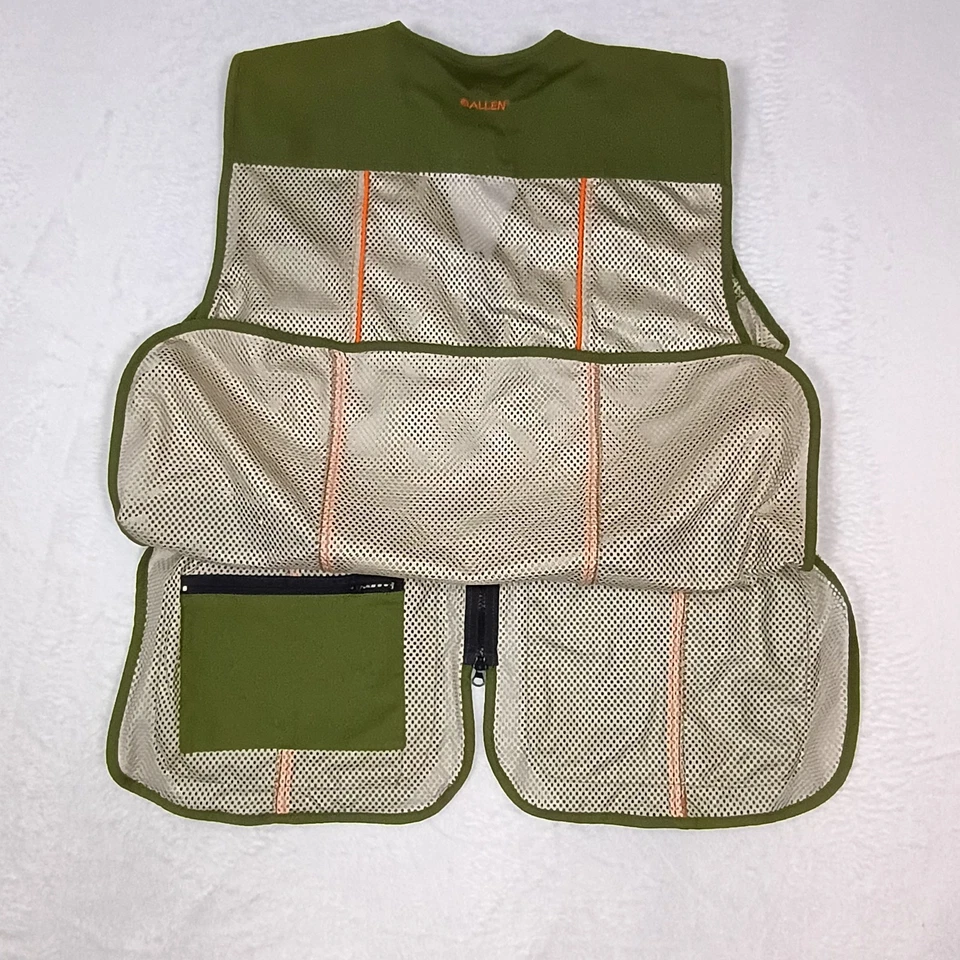 Allen Ace Mesh Back Shooting Vest Shoulder Green XL Pockets Range Outdoors - Image 4 of 4