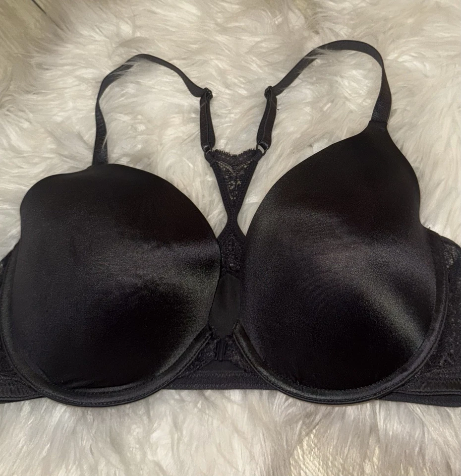Sujetador Maidenform One Fab Fit cierre frontal forrado UW encaje 38D P09650 para mujer 38D gris Foto 3 de 4