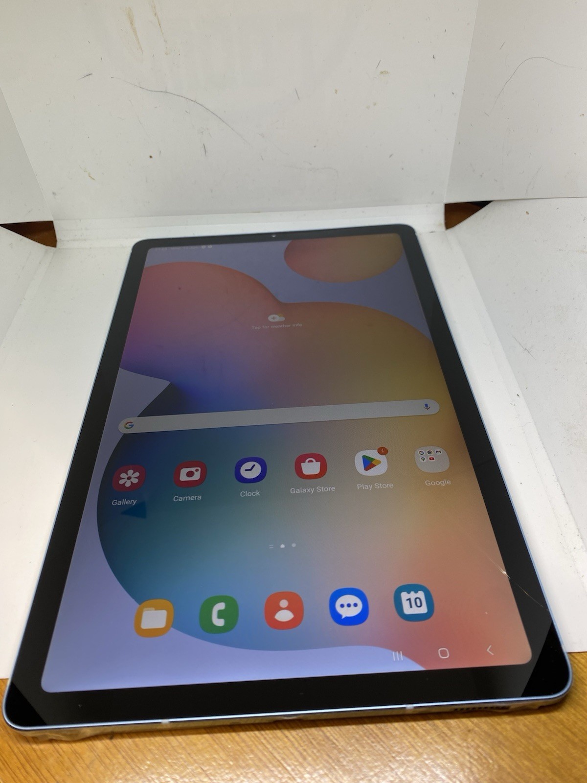 Samsung Galaxy Tab S6 Lite SM-P615 64GB, Wi-Fi + 4G (Unlocked), 10.4"" - cracked