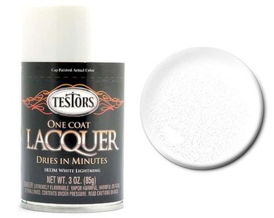 3oz. Spray One Coat Metallic Lacquer White Lightning