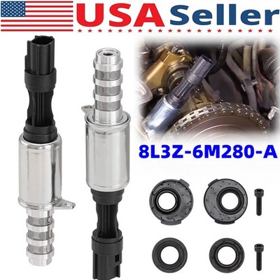 2PCS VCT VVT Camshaft Timing Solenoid Valve For Ford F-150 4.6L 5.4L 6.4L 04-10