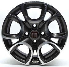 1 cerchio lega fiat lancia 4x98 j5.5 et35 r14 antracite diamantato ls006370