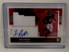 Panini One Football 2021 Kyle Pitts Rookie Patch Autograph /99 Falcons #125
