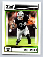 2022 Score #129 Carl Nassib Las Vegas Raiders