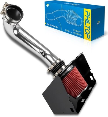 PHILTOP 3.5'' Cold Air Intake Kit System + Heat Shield Compatible with Dodge... 