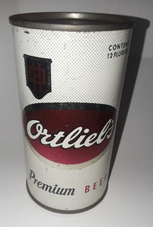 Vintage Ortliebs Flat top Beer Can (Philadelphia PA USA Brewer) tax stamp