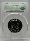 1958 Franklin Half Dollar 50C CAC PR64 Proof Silver Philadelphia