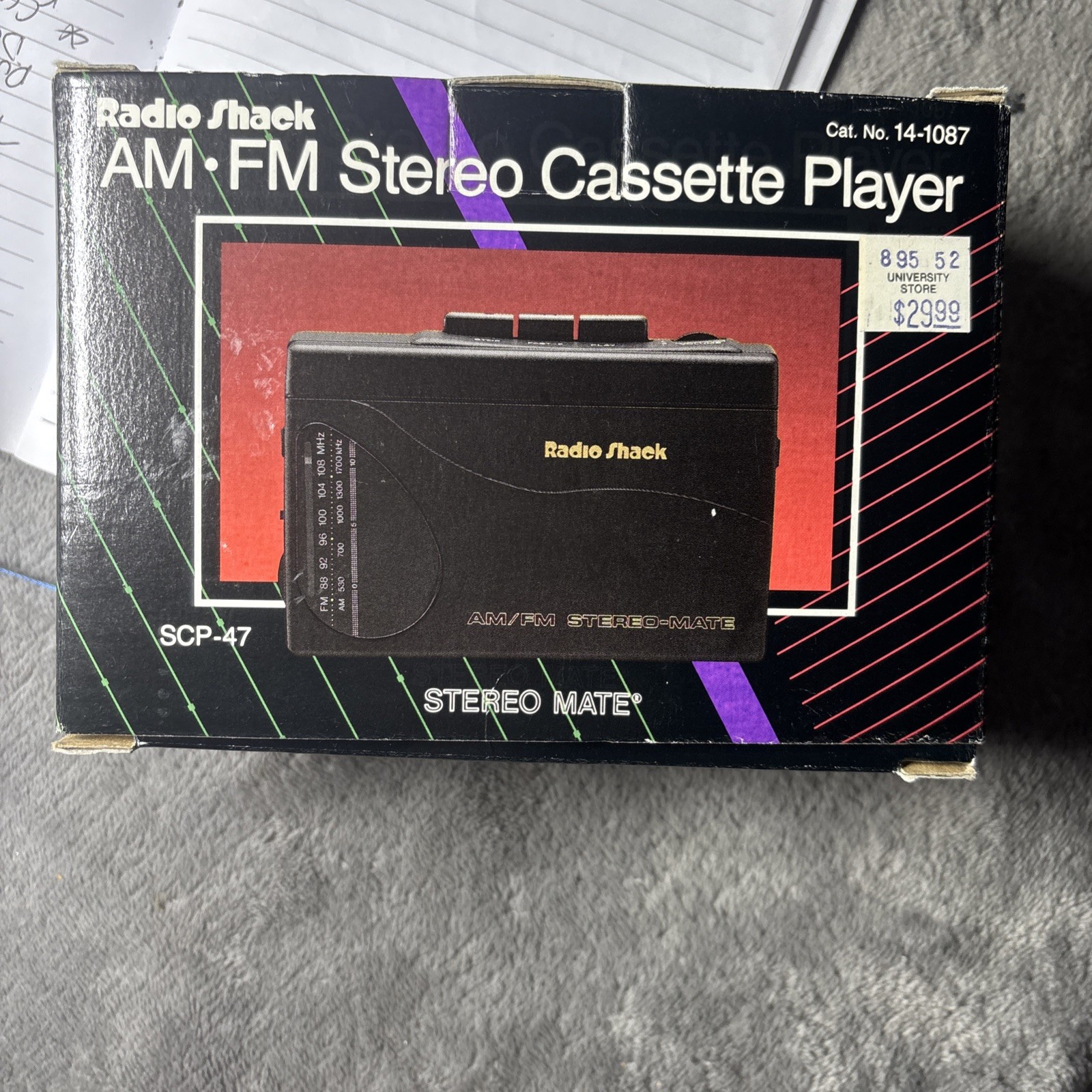 Vintage Radio Shack 14-1087 Realistic Stereo Mate SCP-47 Cas