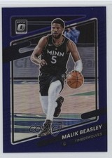 2021-22 Panini Donruss Optic Purple Prizm Malik Beasley #70 1s1h