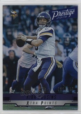 2019 Panini Prestige Xtra Points Purple 31/100 Kirk Cousins #82 1f3