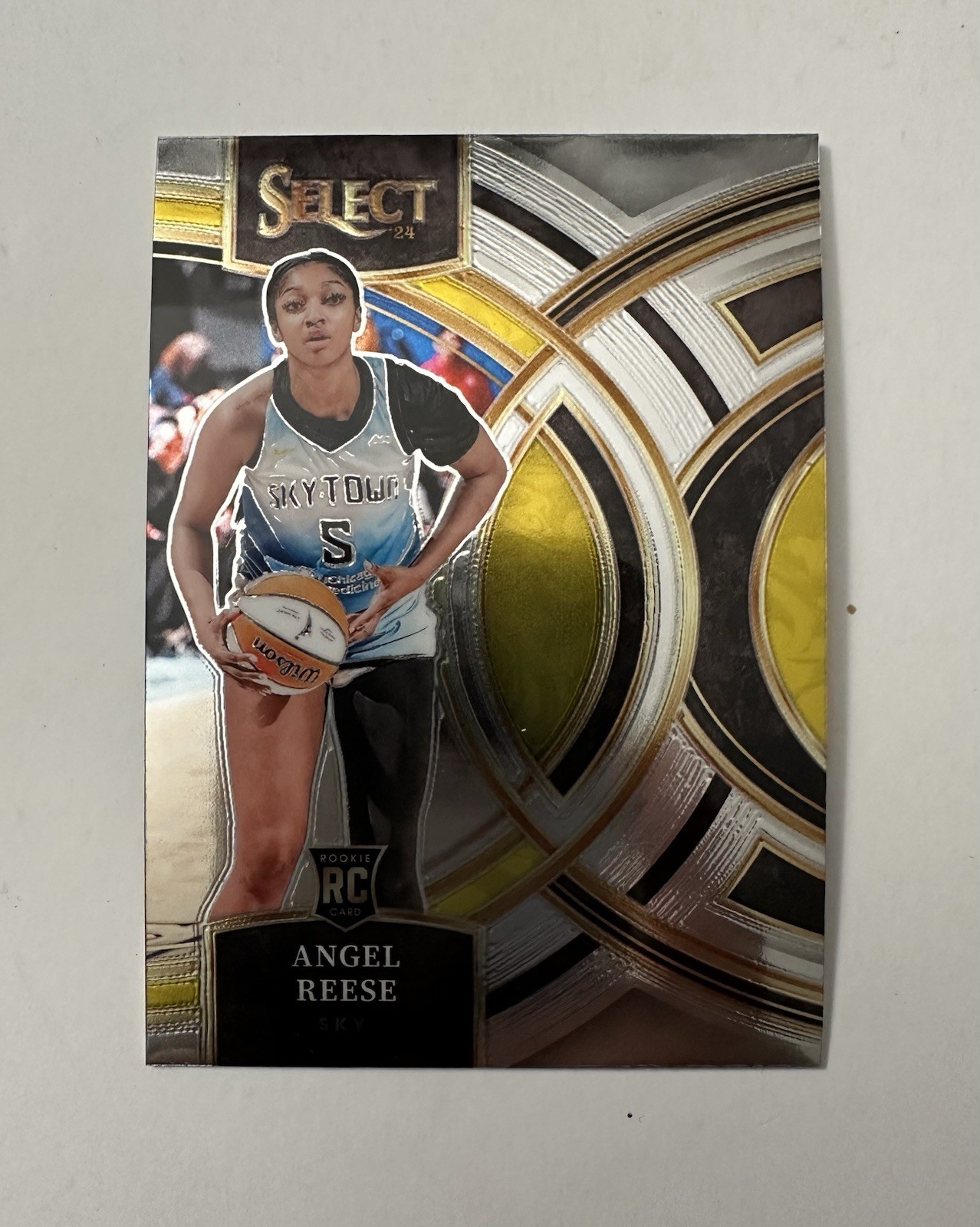 2024 Select WNBA Angel Reese #147 Silver Prizm Premier RC Sky