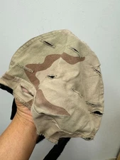 USMC REVERSIBLE WOODLAND & DESERT COVER FOR ACH/MICH/LIGHTWEIGHT HELMET Size M/L