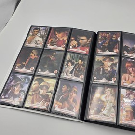 Sega Dreamcast Trading Cards Complete Full Set With Folder Foil / Base TS Card