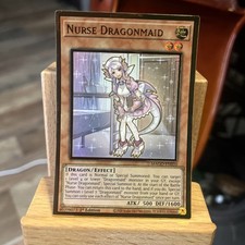 MAGO-EN020 Nurse Dragonmaid Premium Gold 1st Edition Near Mint Condition Yugioh