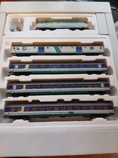 E 444 R Piu 4 Carrozze Uic-x compreso Bagagliaio Xmpr Set Rivarossi Rhr 1002