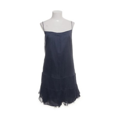 Zara Basic, Kleid, Größe: L, Blau, Polyester/Seide, Damen #Hx1