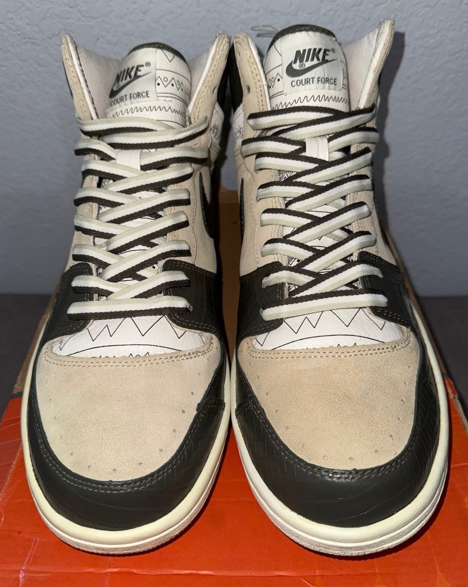 Stussy x Nike Court Force High Vapor, Size 13 (Used w/ Box) | eBay