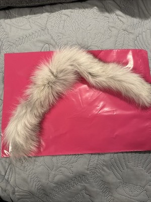 White And Tan Fox Stole For Tonner Or Other 16 Inch Dolls