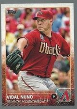 2015 Topps Baseball Card #116 Vidal Nuno