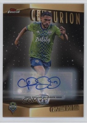 2022 Finest MLS 1998 Topps Centurion /100 Cristian Roldan #C-9 Auto 0vl1