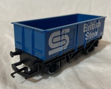 Hornby R211 OO Gauge Open Wagon British Steel GC unboxed