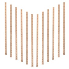 12 Pcs Wood Trim Decoration Furniture Edge Edging Strip Unfinished