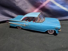 Vtg Japan Alps 1960 Chevrolet Impala SS Coupe Friction tin Toy Car Metal 1959