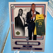 2025 Donruss WNBA - Dominique Malonga Franchise Features #19 RC Seattle Storm