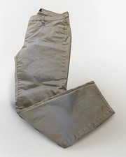 TALBOTS Women's Gray Straight Leg Khaki Pants Sz. 12