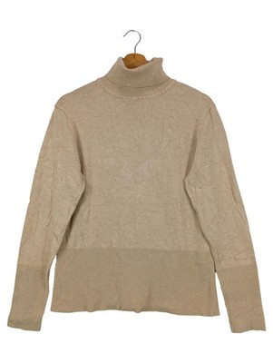 Soyaconcept Damen Rollkragen Pullover Gr. 40/L Beige Basic Casual Strick