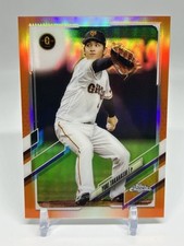 2021 Topps  Chrome Orange Nippon NPB Yuki Takahashi  #110 /25