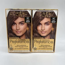 L’Oréal Superior Preference 5C Cool Medium Brown 2 Pack