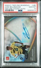 Topps Tier One Talent Autograph 42/100 Jude Bellingham Dortmund TT-JBE RC 2021