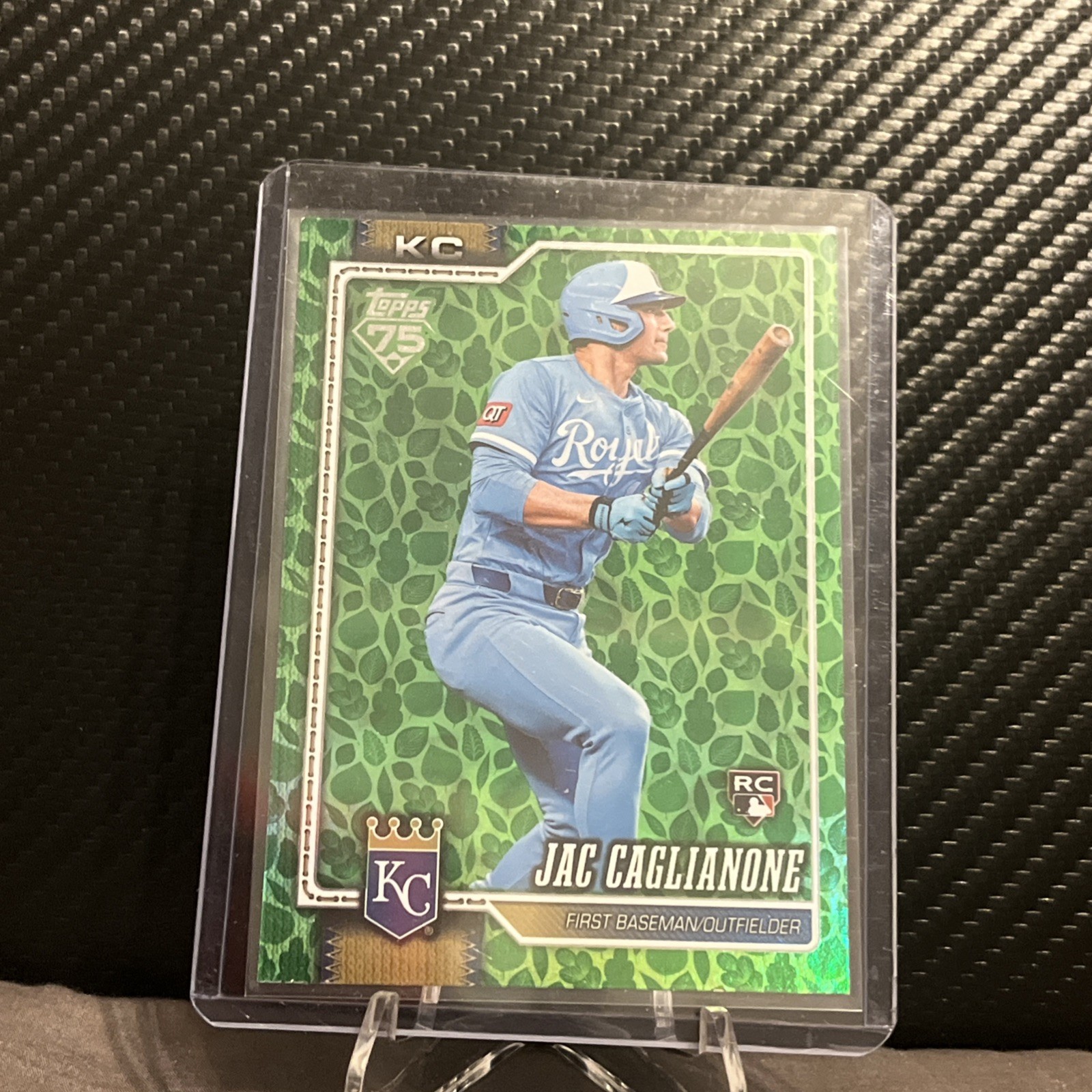 2026 Topps Series 1 - Jac Caglianone #138 Green Leaf Foil (RC)
