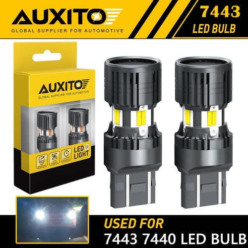LED Back Up Reverse Light Bulbs 7440 7441 Cool White 6000K Extremely ...