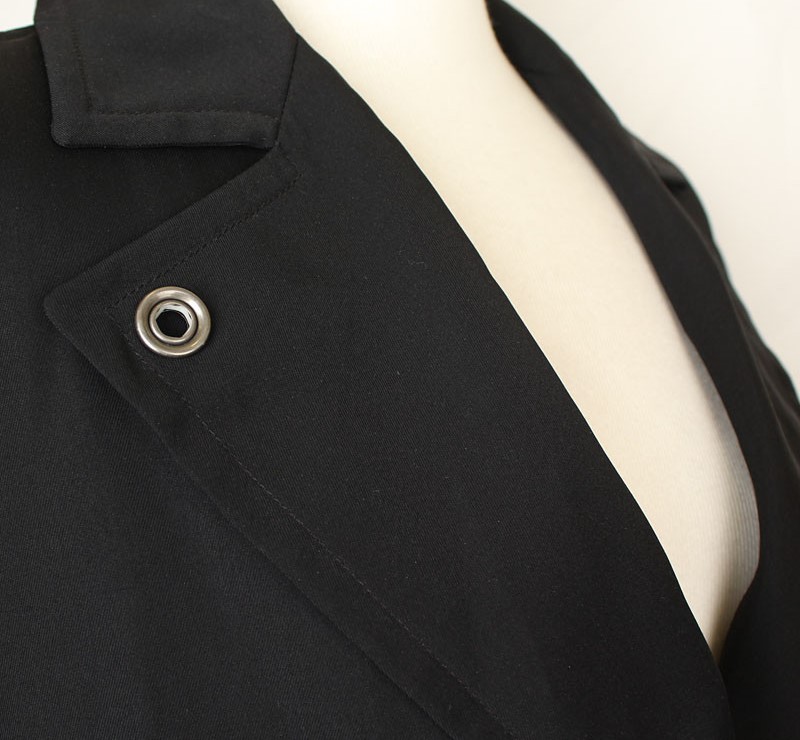 MaxMara Marella Black Double Button Polycoat 55 2… - image 5