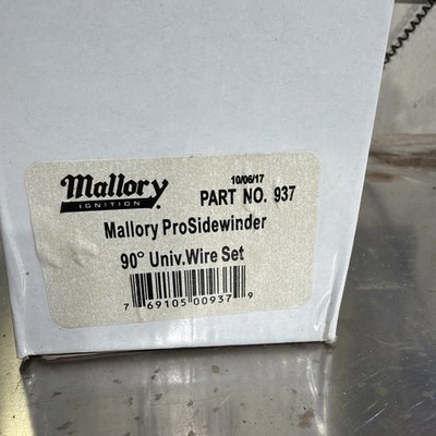 Mallory Ignition 937C PSW Ceramic Universal Wire Set, 90 Degree