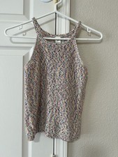 OshKosh B  gosh Confetti Knit Tank Top Girls 12 Multicolor Sleeveless Sweater
