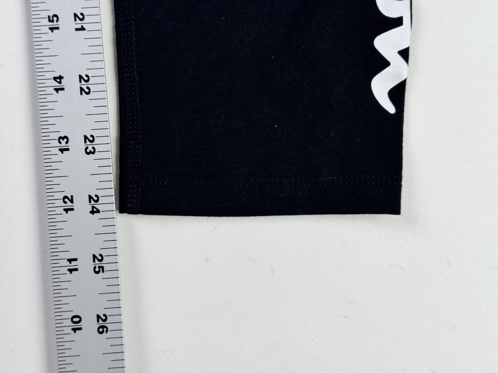 Champion Womens 7/8 Athletic Tights Performance Script Logo Black Pull On M NWT