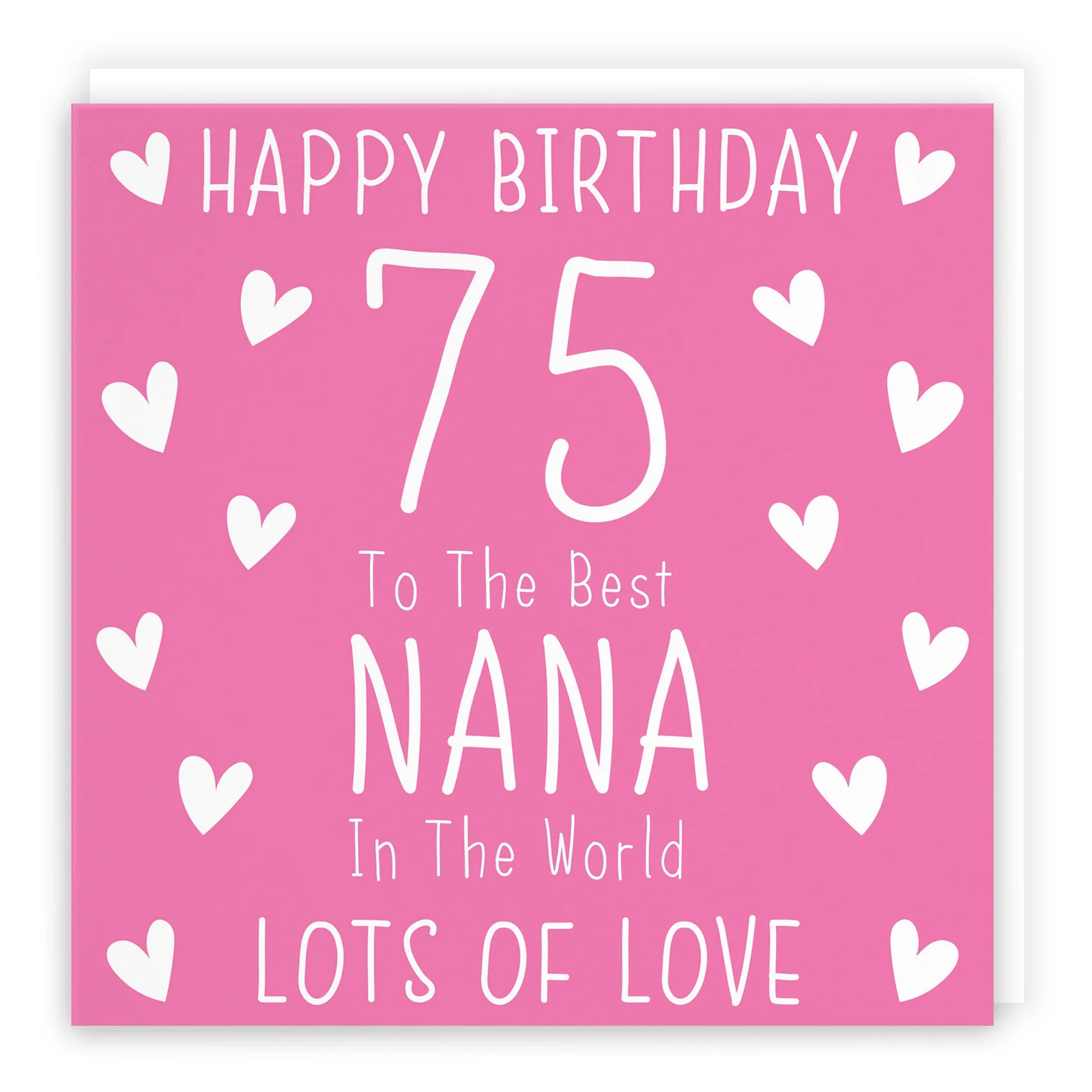 75th Nana Birthday Card Iconic