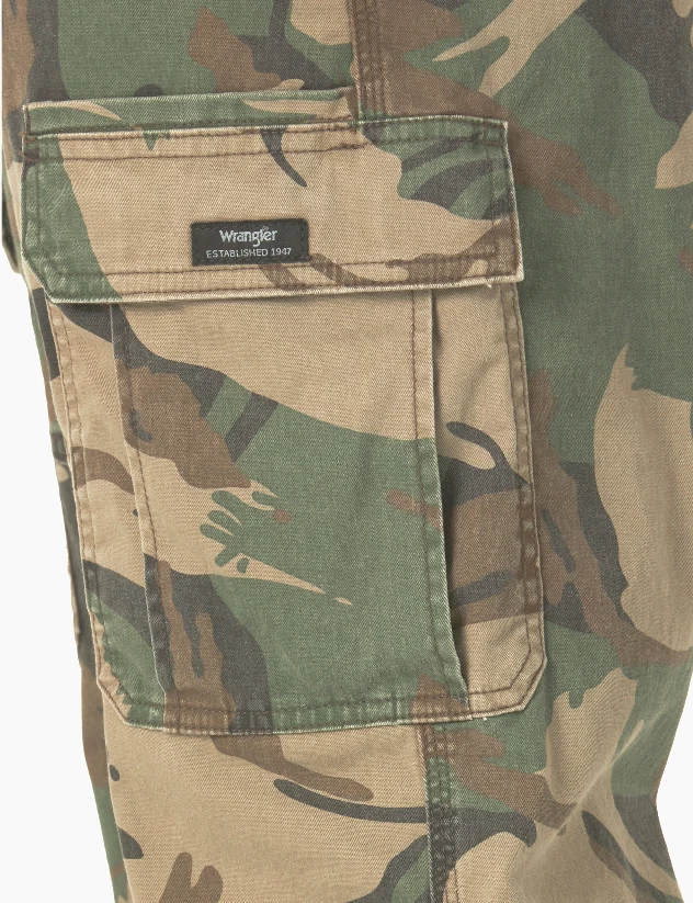 Men's Wrangler Relaxed Fit Camo Cargo Pants w/ Stretch Green Brown CHOOSE SIZES
Opens in a new windo