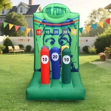 Wellcomer Inflatable Ring Toss Carnival Game - Crayon