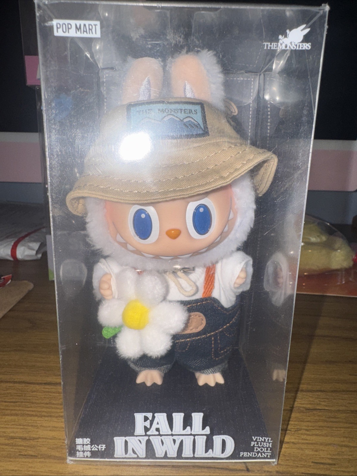 Pop MART the Monsters Labubu Fall in Wild Series Vinyl Plush Doll Pendant