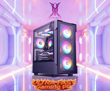 XYRAMAX Wifi Gaming PC Qaud Core i7 3.4GHz 8GB RAM 128GB SSD 500GB HDD GT730 2GB