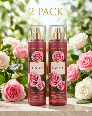 [2-PACK] Bath & Body Works ROSE Fine Fragrance Mist