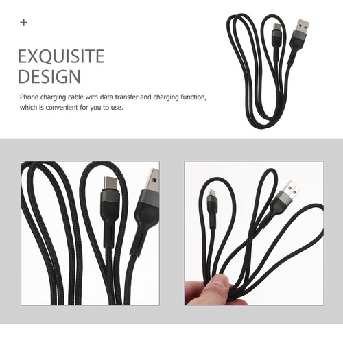 2 Pcs Fast Charging Data Cable Universal Type-c Cords USB Usb-c to - 第 8/12 張圖片