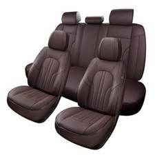 Car Seat Covers,Car Seat Protector Waterproof,Seat Covers Car Full Set Brown