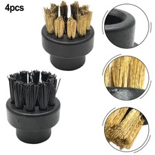 4pcs Round Wire Brushes for Dupray Steam Cleaner Kitchen and Bathroom Use