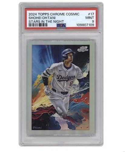 2024 Topps Cosmic Chrome -Stars in the Night Shohei Ohtani #STN-17 PSA 9